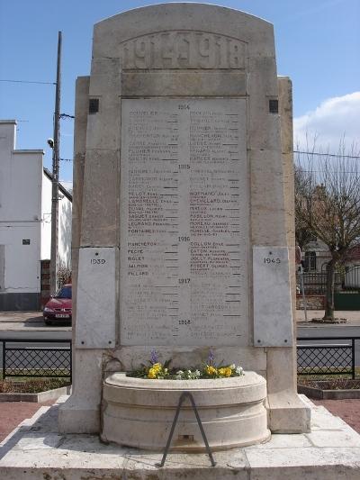 Oorlogsmonument Nogent-sur-Vernisson #2