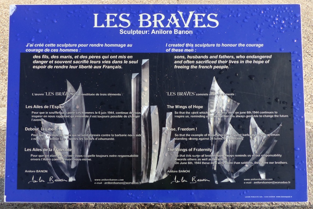 Monument Les Braves Omaha Beach #2