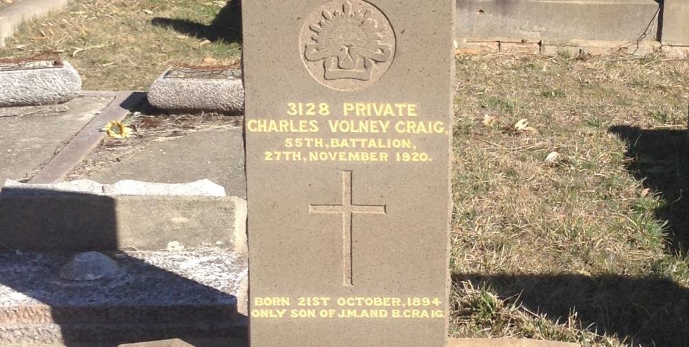 Commonwealth War Grave Braidwood General Cemetery #1