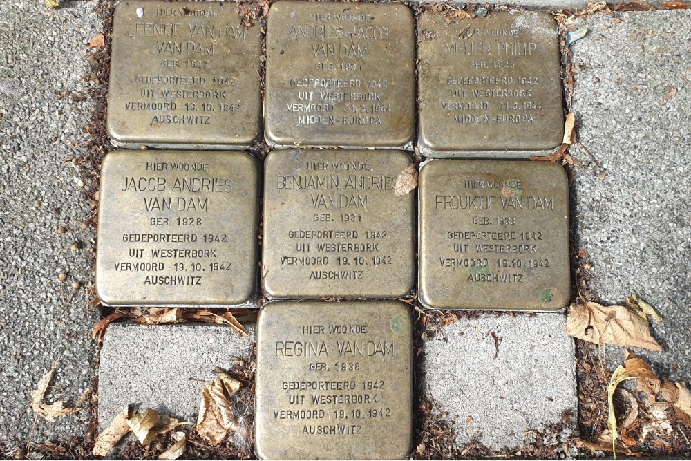 Stolpersteine Boezemkade 11-117 (was nr. 36a)