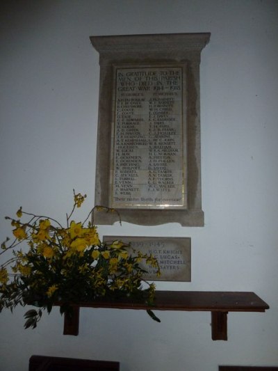 War Memorial Saint George Church #1