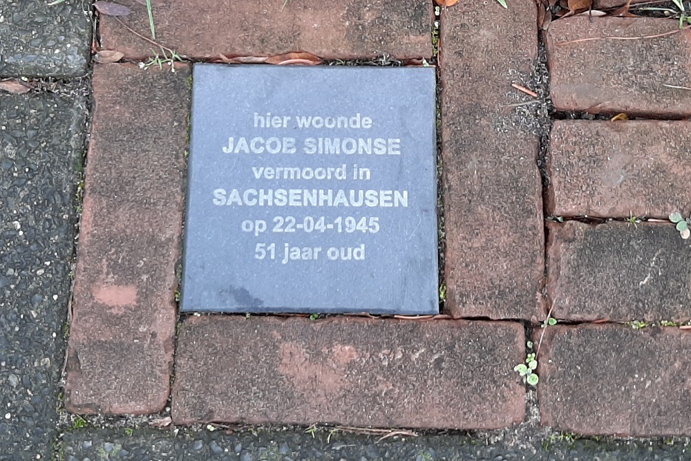 Memorial Stone Celsiusstraat 12 #1