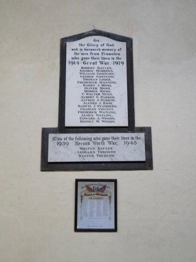 War Memorial St Mary Church