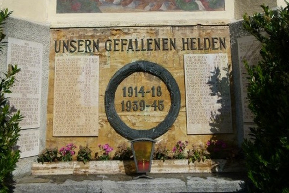 Monument To The Fallen In World War I And World War II Schruns #1