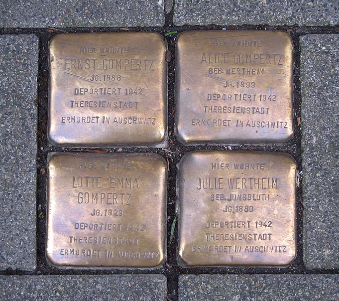 Stolpersteine Wermingser Strae 2 #1