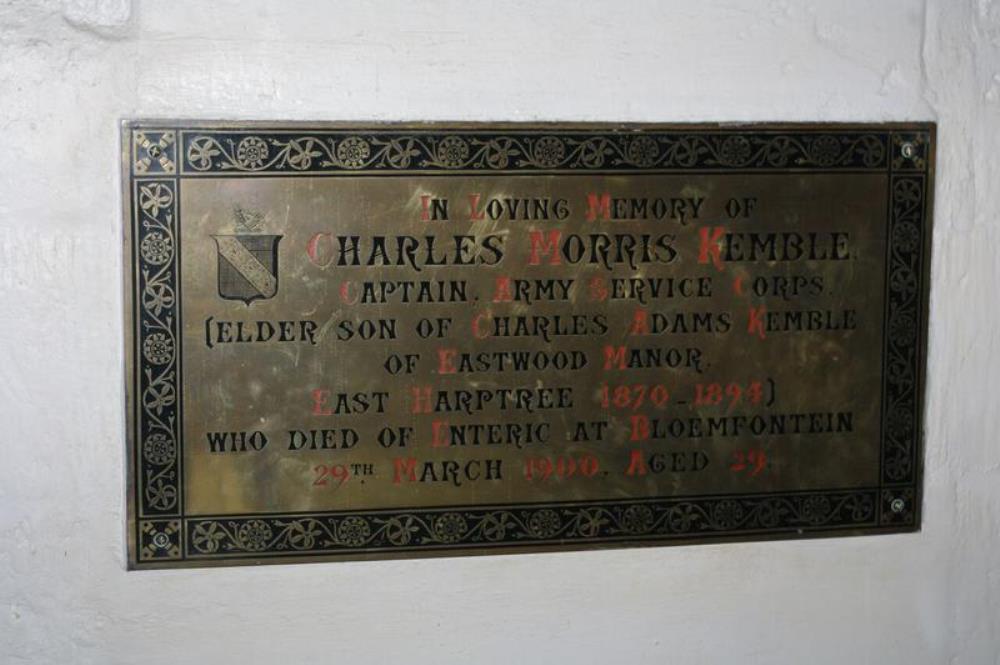 Memorial Captain Charles Morris Kemble #1