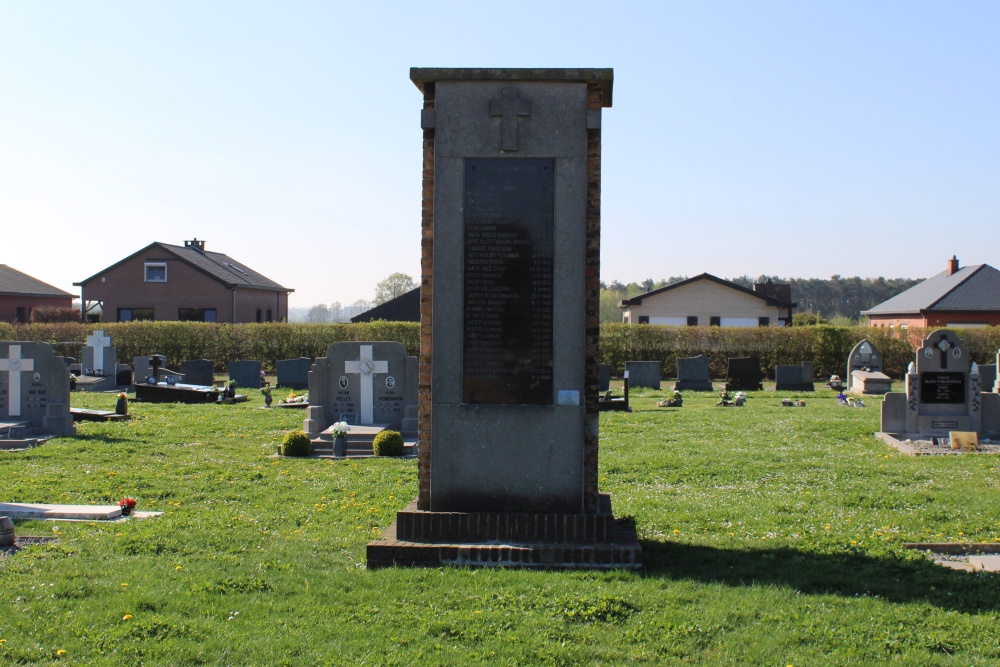 Oorlogsmonument Begraafplaats Schoonderbuken