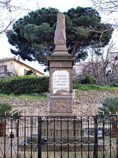 Oorlogsmonument Santa-Reparata-di-Balagna