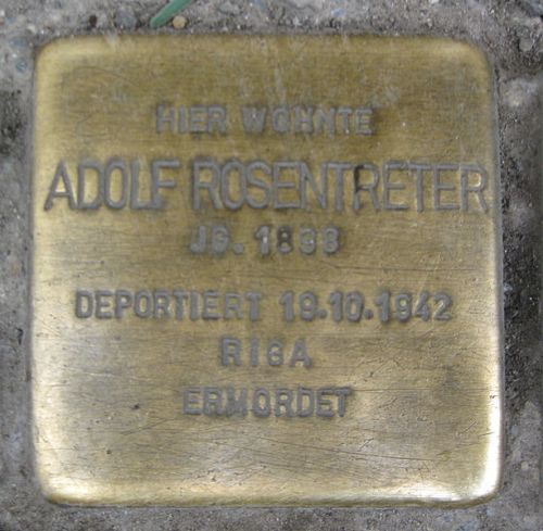 Stumbling Stones Rosa-Luxemburg-Straße 18 #4