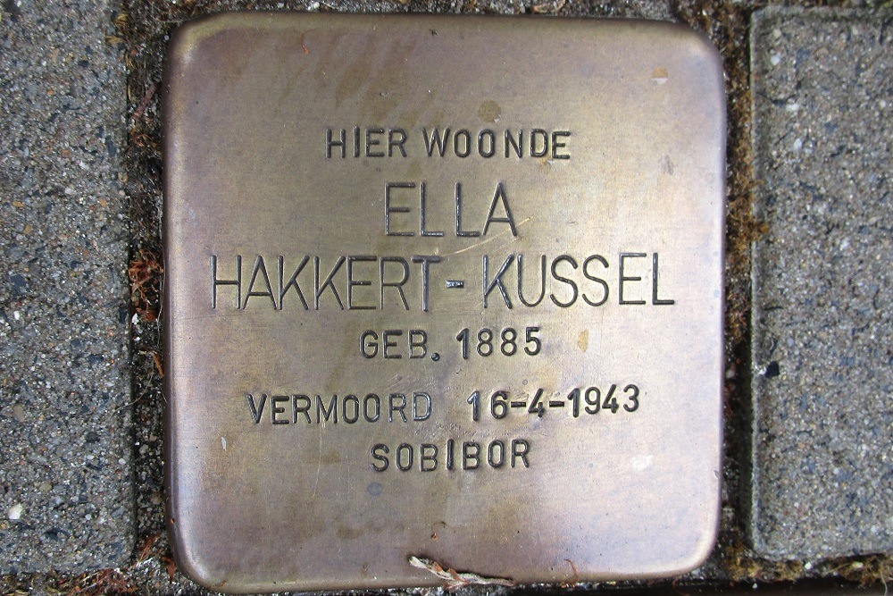 Stolpersteine Sloestraat 9 #2