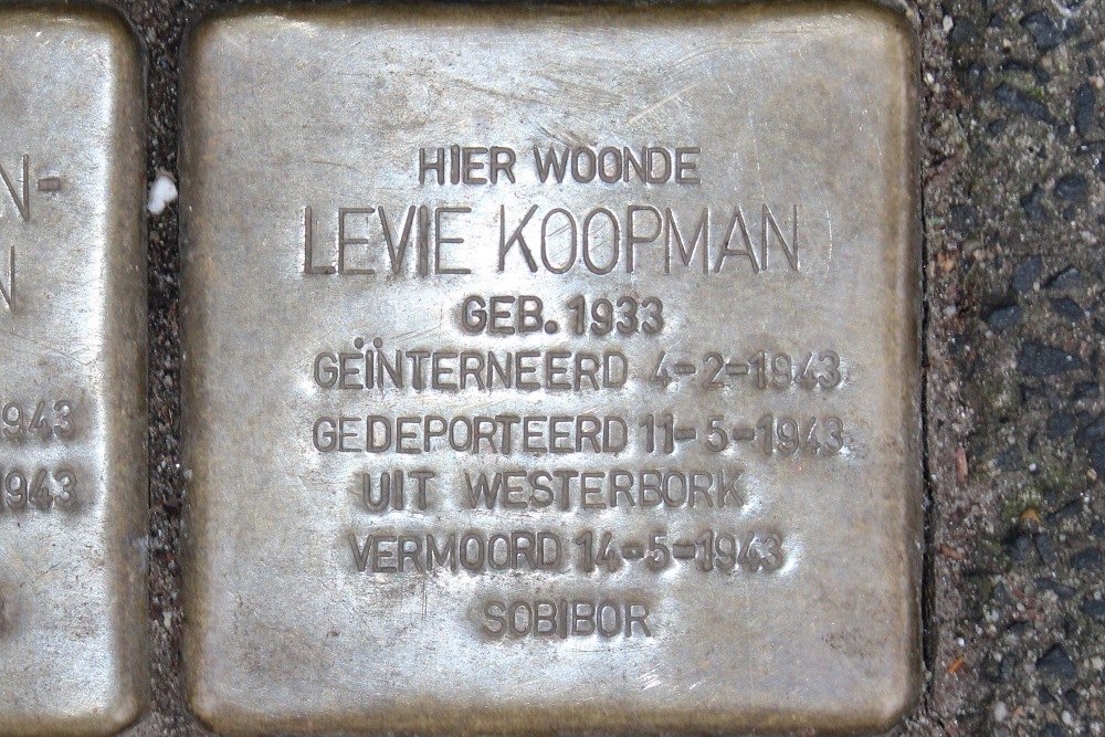 Stolpersteine Plantage Kerklaan 2 #3