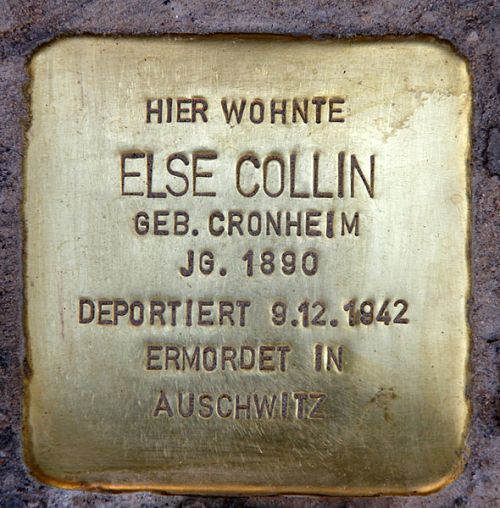 Stolpersteine Cicerostrae 61