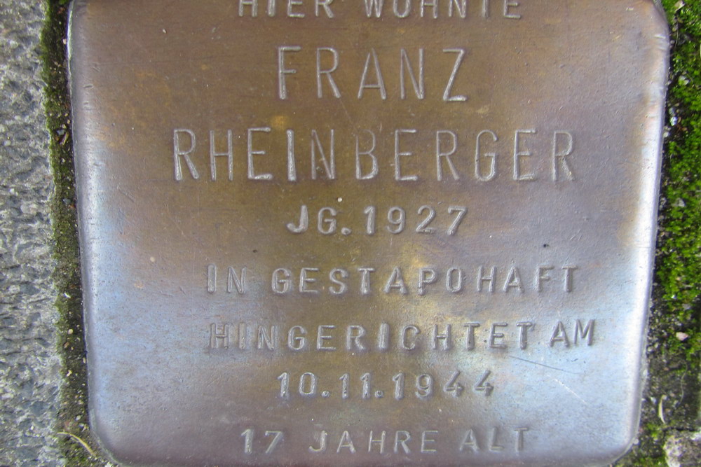 Stumbling Stone Lichtstraße 59