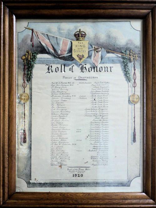 Roll of Honour Drumkeeran Church #1