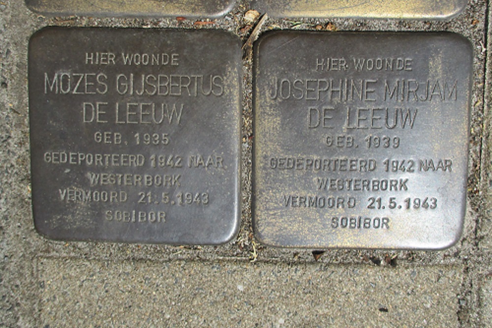 Stolpersteine Feiko Clockstraat 185 #3