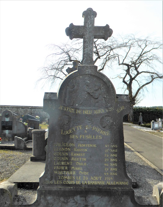 Funerary Memorial Executed Civilians Louette-St. Pierre #2