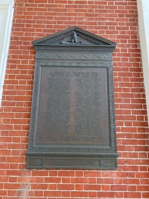 Monument Gesneuvelden Studenten Universiteit van Virginia #2