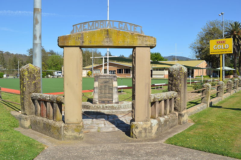 War Memorial Gates Murrurundi