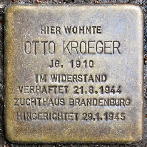 Stumbling Stone Utrechter Straße 43
