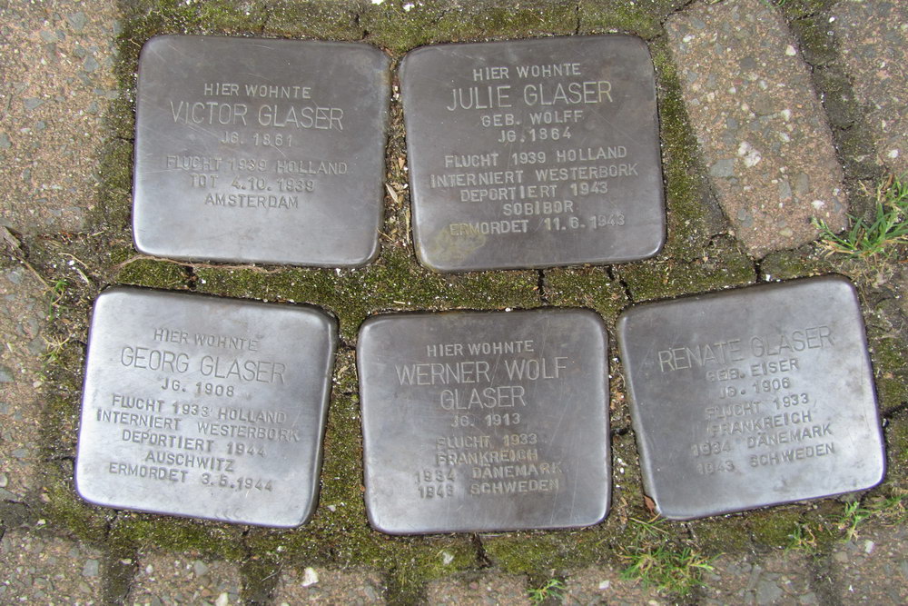 Stolpersteine Utrechter Straße 9 #2