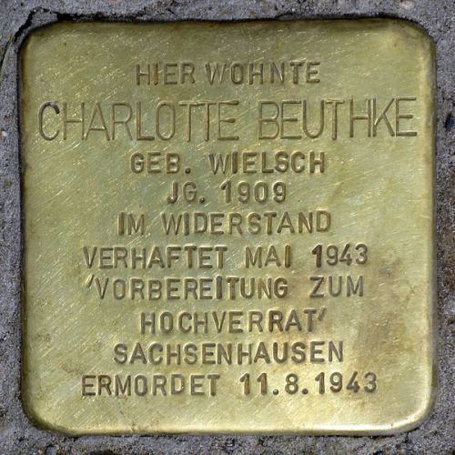 Stolpersteine Quäkerstraße 28 #2