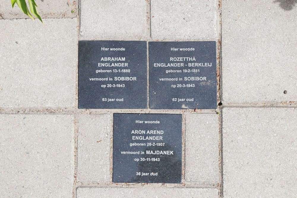 Memorial Stones Metiusgracht 14