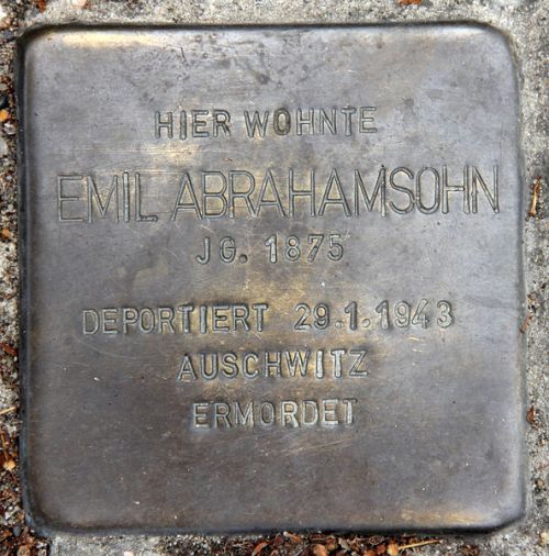 Stolpersteine Rudolstdter Strae 110 #2