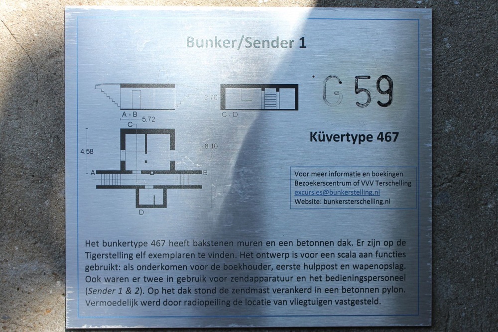 Duitse Radarstelling Tiger - Küvertype 467 Bunker/Sender 1 #2