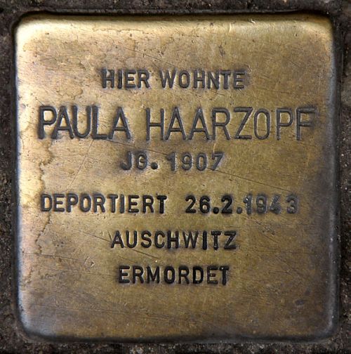 Stolpersteine Schönhauser Allee 41 #3