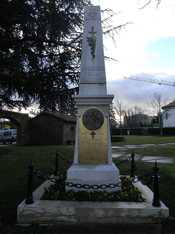 Monument Eerste Wereldoorlog Marcy-l'Étoile