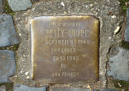 Stolperstein Beethovenstrae 8 #1