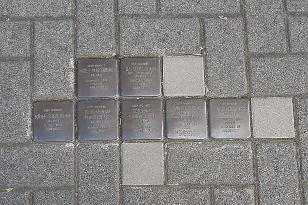 Stolpersteine Lehrstrae 3