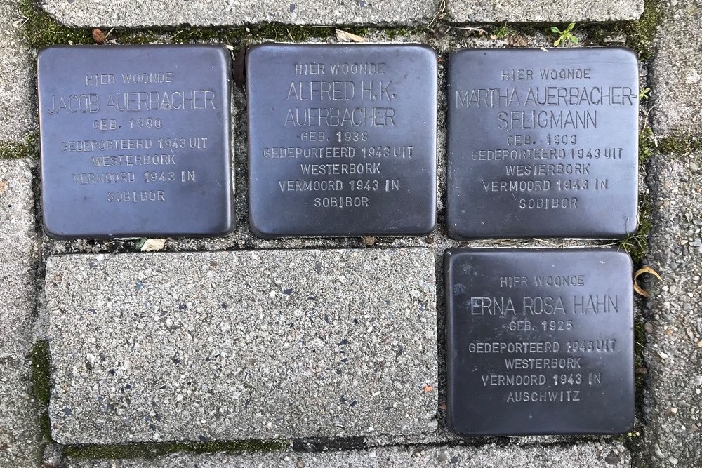 Stolpersteine Nijverheidsstraat 16 #1