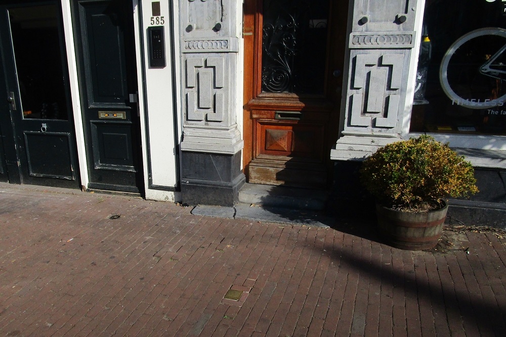 Stolperstein Herengracht 587 #2