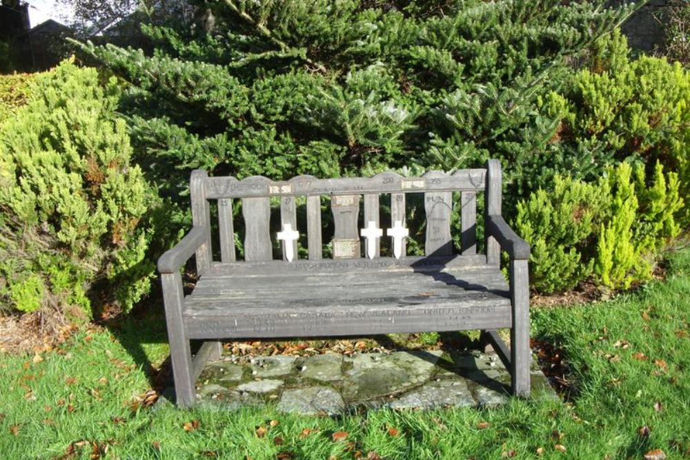 Korean War Remembrance Bench Kendal #1