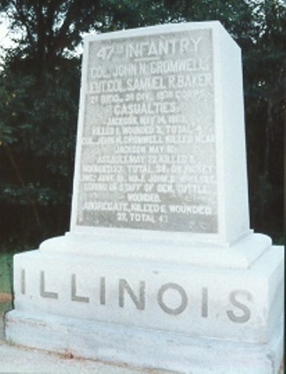 Monument 47th Illinois Infantry (Union)