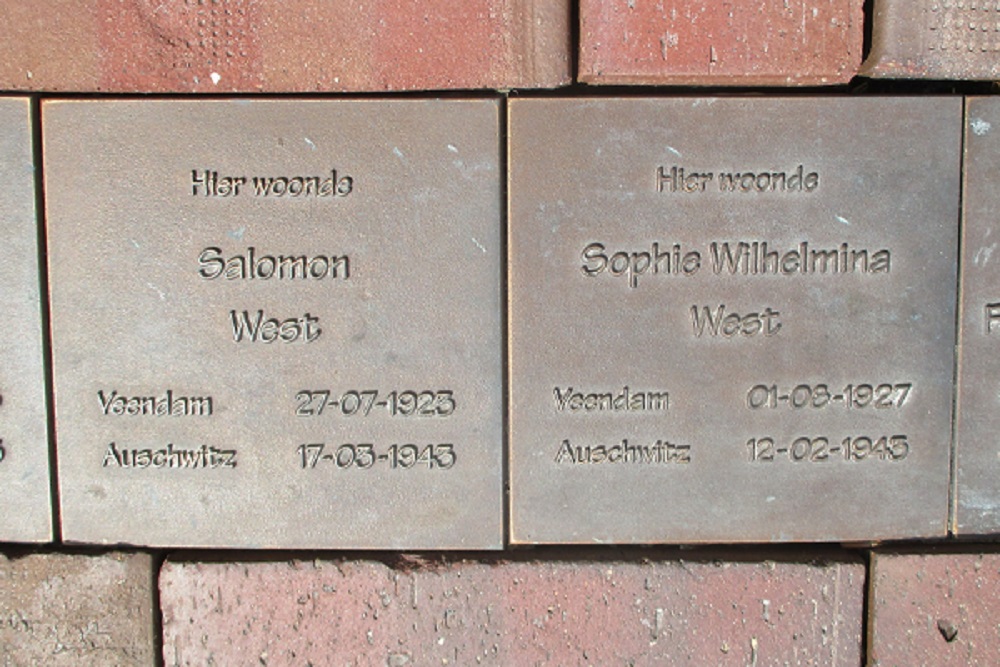 Memorial Stones Kerkstraat 62 #3