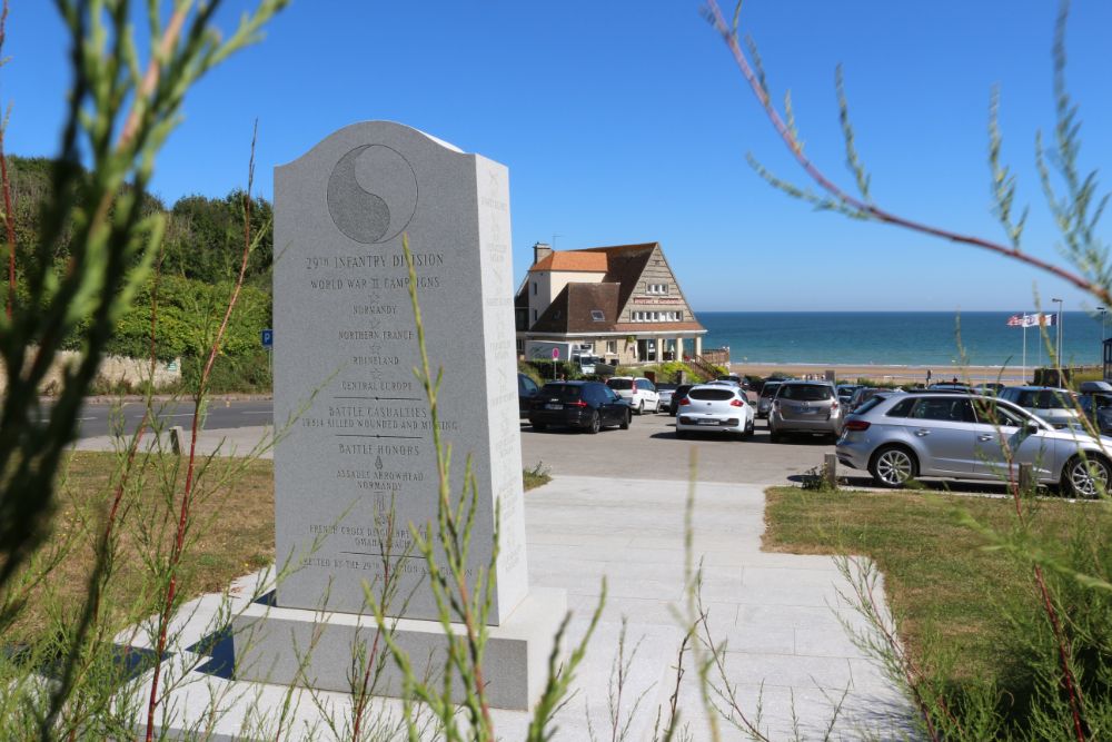 Monument 29e Amerikaanse Infanterie Divisie Omaha Beach