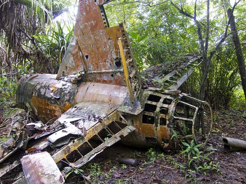 Wreckage Mitsubishi G4M Bomber Yap #1