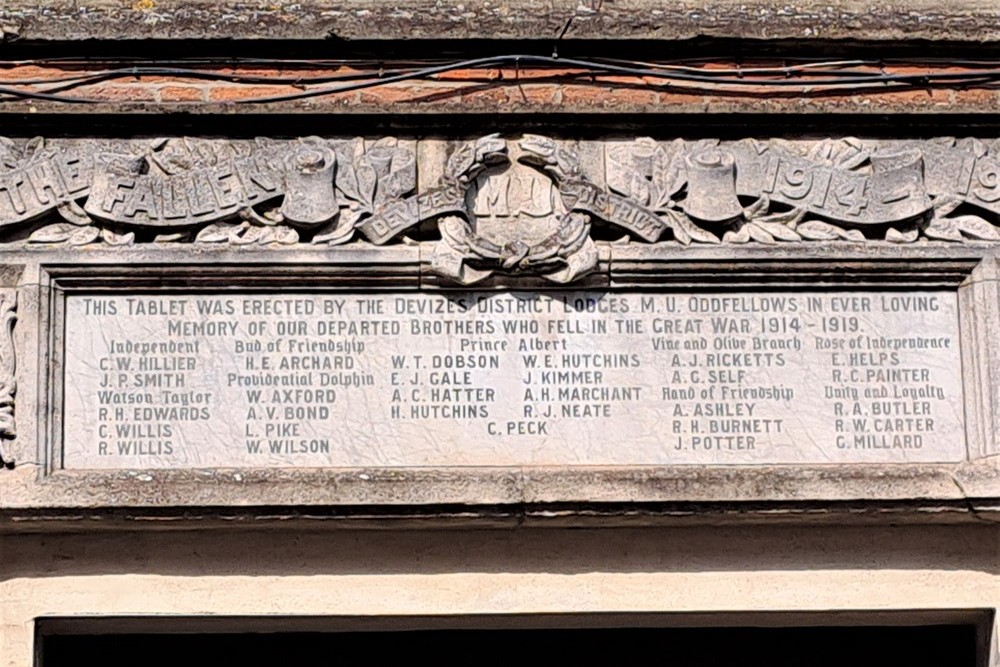 War Memorial Devizes District Lodges #2