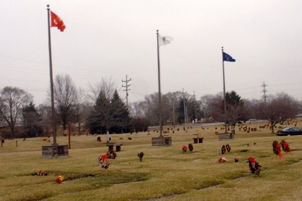 Amerikaanse Oorlogsgraven Chapel Lawn Memorial Gardens