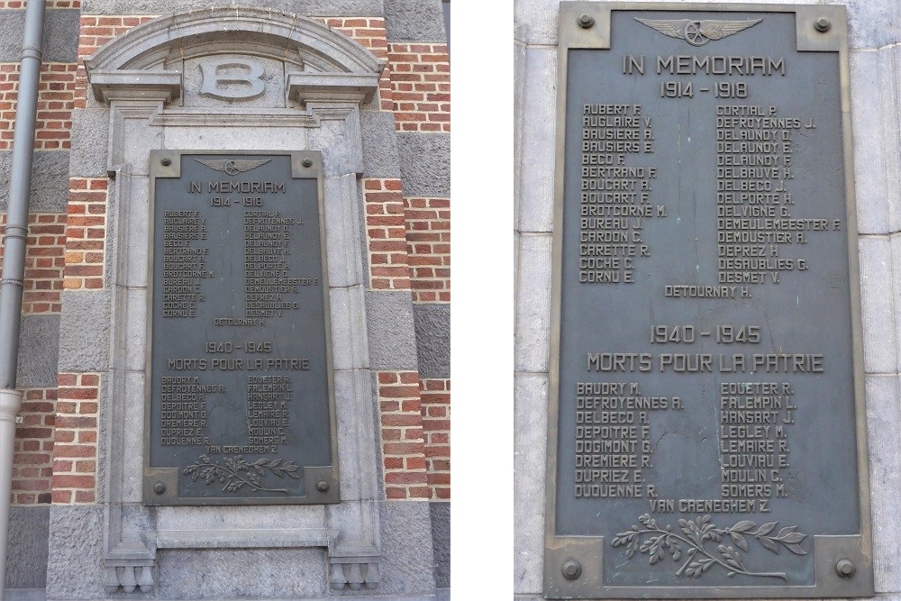 Memorial Victims Railways Tournai #2