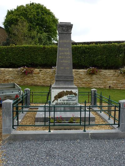 Oorlogsmonument Montigny-sur-Vence