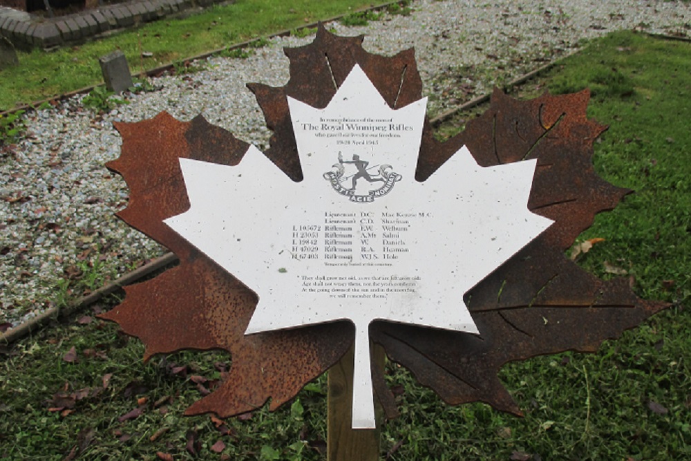 Canadian Monument Municipal Cemetery Loppersum #1