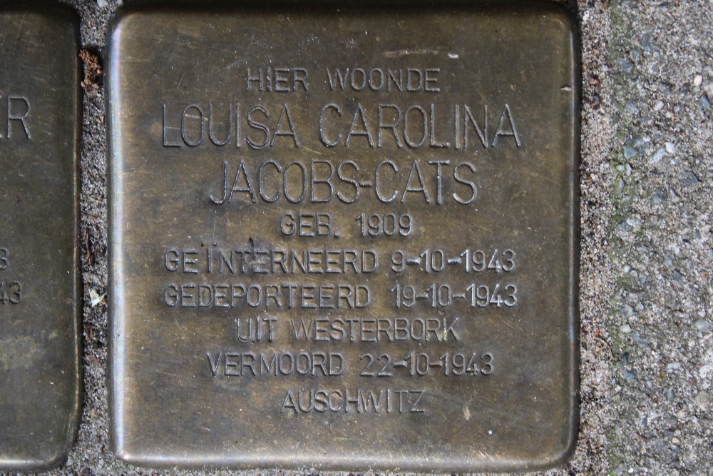 Stumbling Stones Albrecht Dürerstraat 12 #4