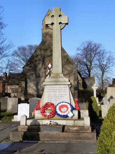 Oorlogsmonument Glazebury