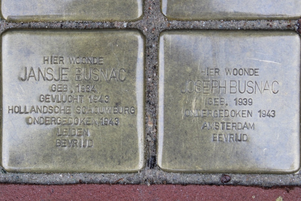 Stolpersteine Kraaipanstraat 52A #4