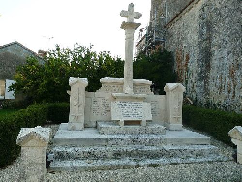 Oorlogsmonument Magnac-Lavalette-Villars