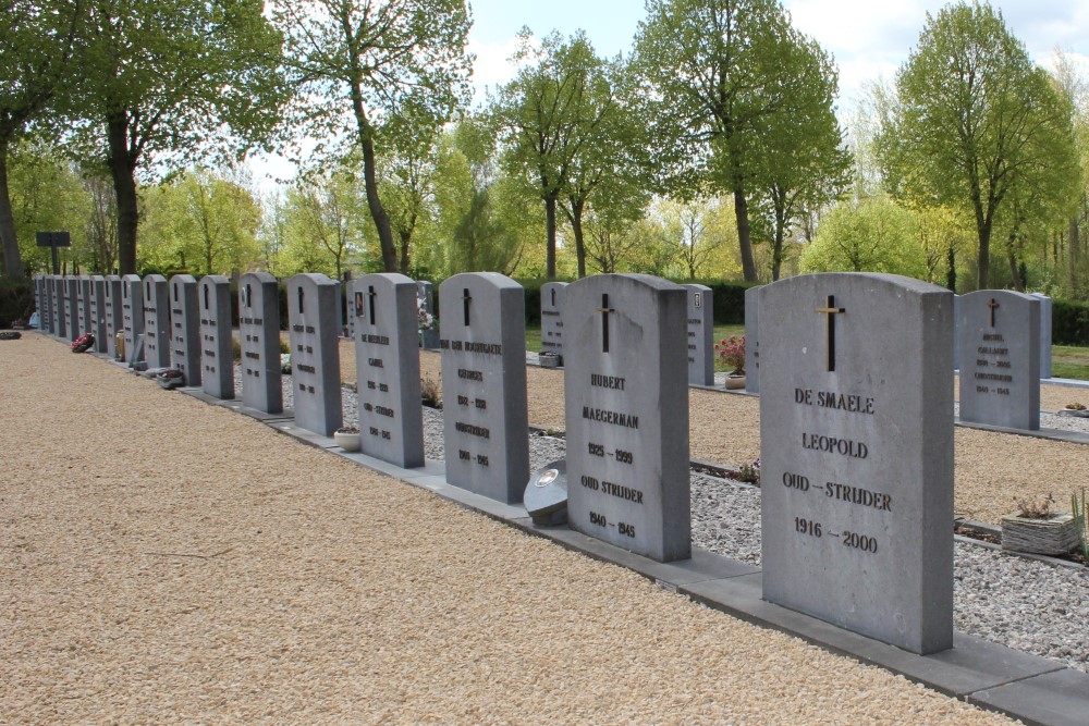 Belgische Graven Oudstrijders Zottegem Centrale Begraafplaats #3