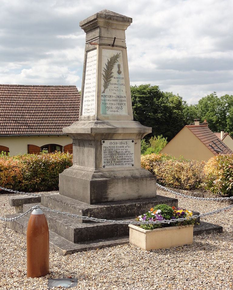 Oorlogsmonument Montigny-Lengrain